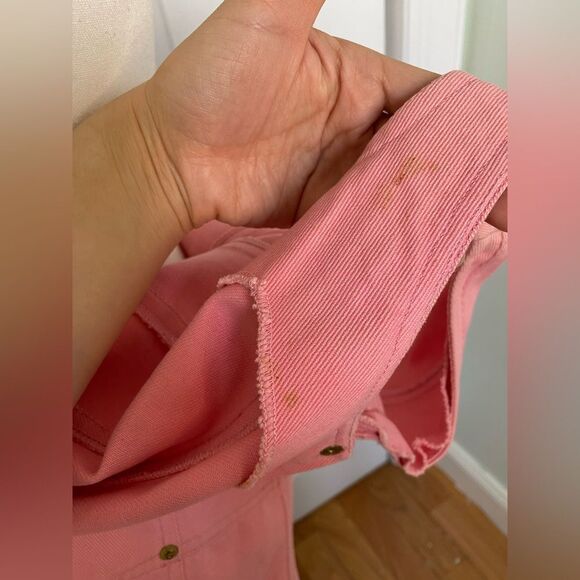 90s Anne Klein Sample Dress Bubble Gum Pink Dress - Picture 10 of 13